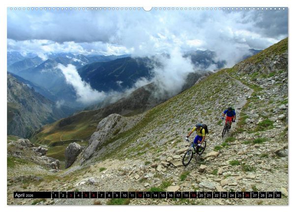 Produktbild: Mountainbike Traumpfade (hochwertiger Premium Wandkalender 2026 DIN A2 quer), Kunstdruck in Hochglanz