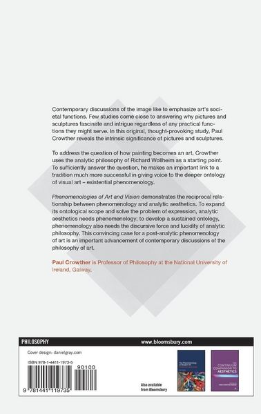Produktbild: Phenomenologies of Art and Vision