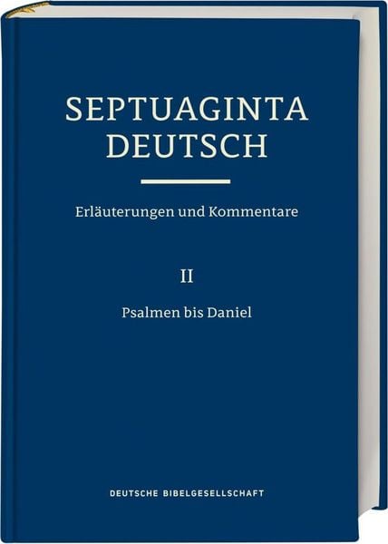 Produktbild: Septuaginta Deutsch. Erl&auml;uterungen und Kommentare