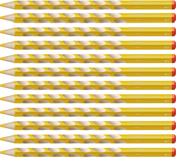 Produktbild: STABILO Ergonomischer Dreikant-Buntstift EASYcolors, f&uuml;r Rechtsh&auml;nder, gelb