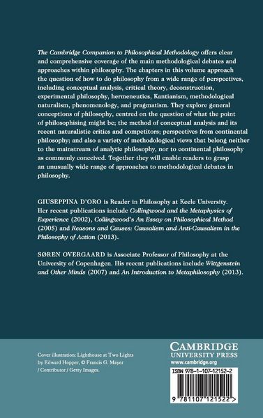 Produktbild: The Cambridge Companion to Philosophical Methodology