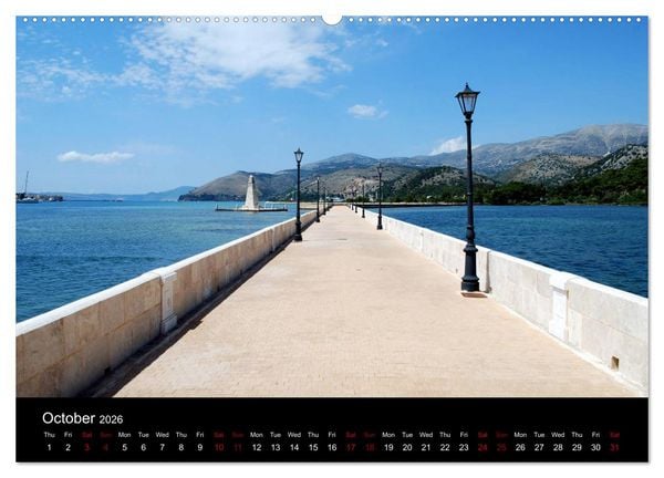 Produktbild: Kefalonia - Dreams of Greece (High Quality Premium Wall Calendar 2026 DIN A2 landscape),CALVENDO 12 Month Wall Calendar