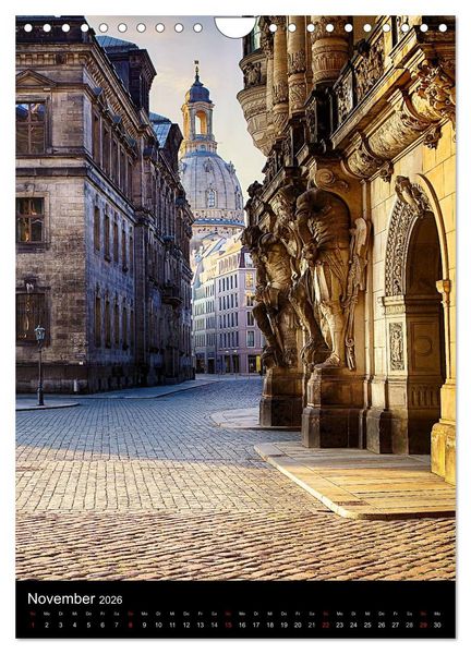 Produktbild: Die wundersch&ouml;ne Stadt Dresden (Wandkalender 2026 DIN A4 hoch), CALVENDO Monatskalender