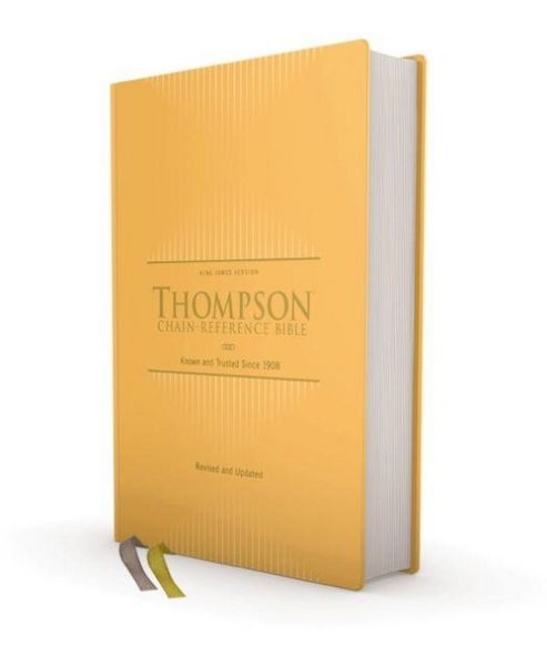 Produktbild: KJV, Thompson Chain-Reference Bible, Hardcover, Yellow Gold, Red Letter, Comfort Print