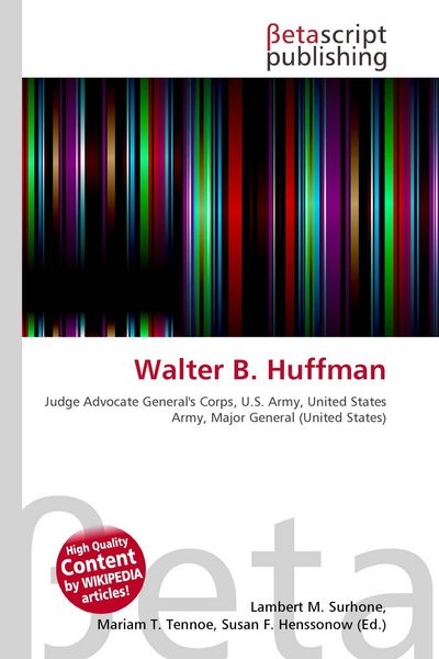 Produktbild: Walter B. Huffman