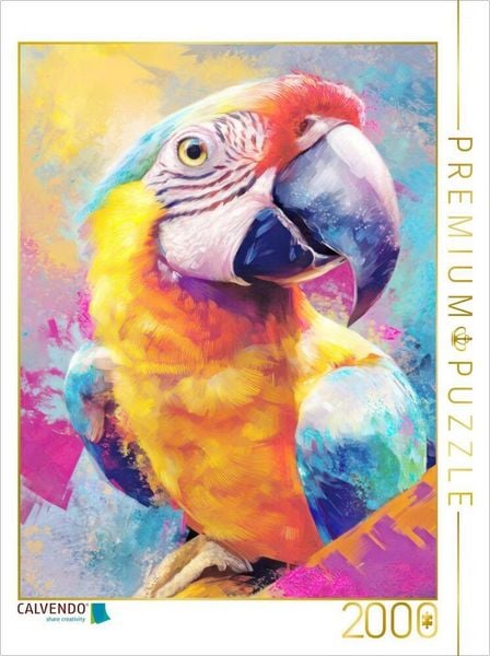 CALVENDO Puzzle Neo expressive Tierportraits | 2000 Teile Lege-Größe 90x67cm Foto-Puzzle für glückliche Stunden