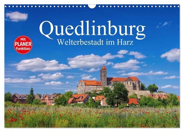 Produktbild: Quedlinburg - Welterbestadt im Harz (Wandkalender 2026 DIN A3 quer), CALVENDO Monatskalender