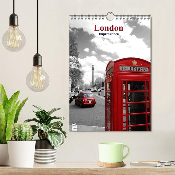Produktbild: London - Impressionen (Wandkalender 2026 DIN A4 hoch), CALVENDO Monatskalender