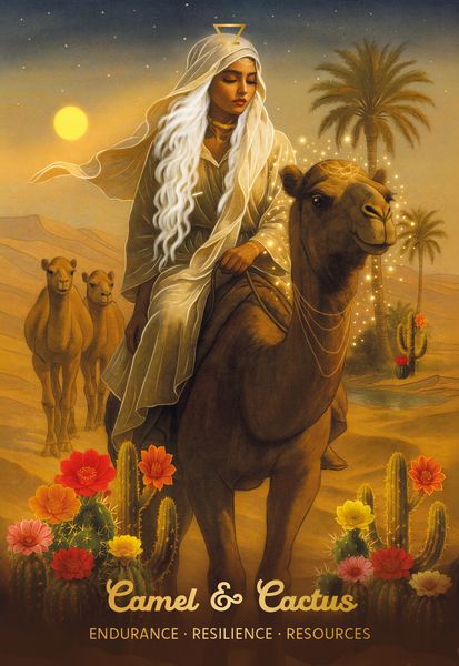 Produktbild: Earth Guardians - The Oracle of Power Animals and Plants - 46 color cards, 172-page color booklet