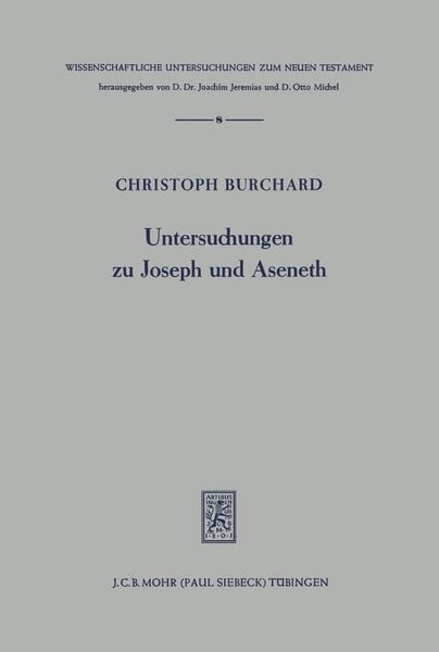 Produktbild: Untersuchungen zu Joseph und Aseneth
