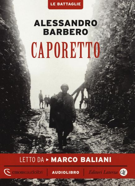 Produktbild: Barbero, A: Caporetto letto da Marco Baliani. Audiolibro. CD