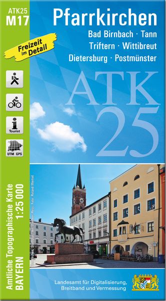 Produktbild: ATK25-M17 Pfarrkirchen (Amtliche Topographische Karte 1:25000)