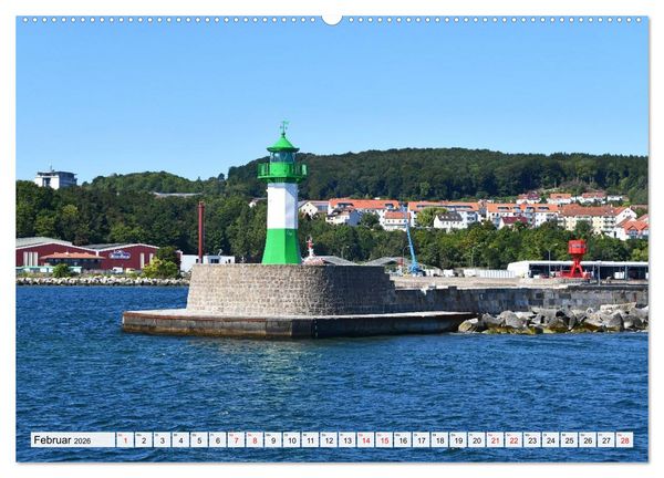 Produktbild: Sassnitz mit der Kreidek&uuml;ste (hochwertiger Premium Wandkalender 2026 DIN A2 quer), Kunstdruck in Hochglanz