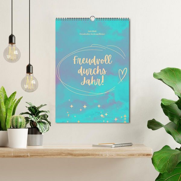 Produktbild: Freudvoll durchs Jahr! (Wandkalender 2026 DIN A3 hoch), CALVENDO Monatskalender