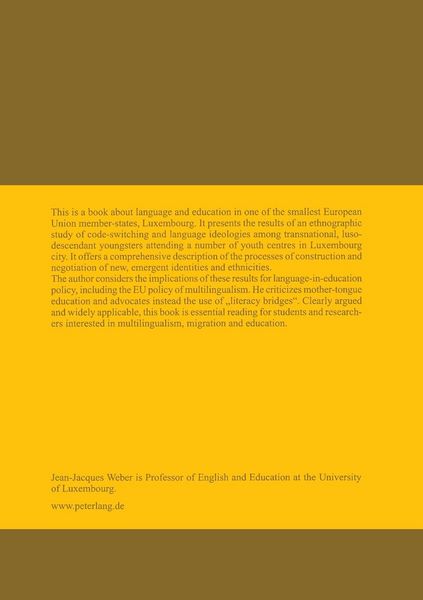 Produktbild: Multilingualism, Education and Change