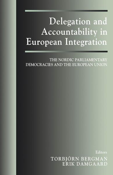 Produktbild: Delegation and Accountability in European Integration