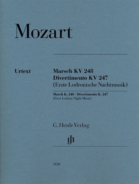Produktbild: Wolfgang Amadeus Mozart - Marsch KV 248 &middot; Divertimento KV 247 (Erste Lodronische Nachtmusik)