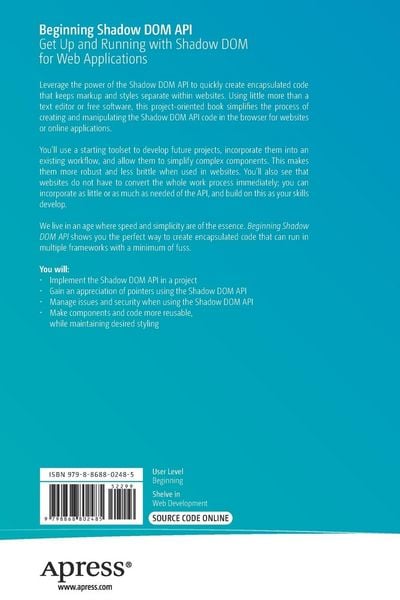 Produktbild: Beginning Shadow DOM API