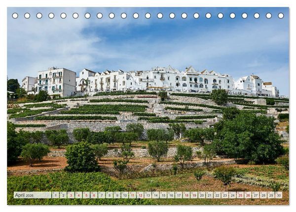 Produktbild: Apulien (Tischkalender 2026 DIN A5 quer), CALVENDO Monatskalender