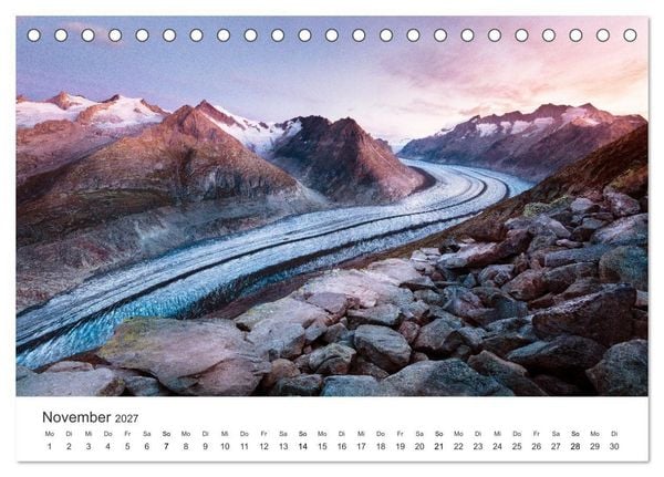 Produktbild: Schweiz - die Bergidylle (Tischkalender 2027 DIN A5 quer), CALVENDO Monatskalender