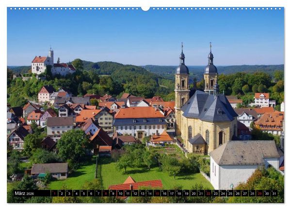 Produktbild: Bamberg und Fr&auml;nkische Schweiz (hochwertiger Premium Wandkalender 2026 DIN A2 quer), Kunstdruck in Hochglanz