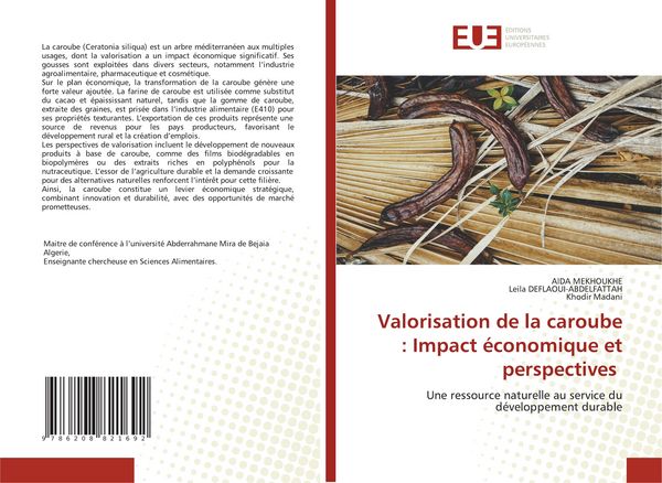 Produktbild: Valorisation de la caroube : Impact &eacute;conomique et perspectives