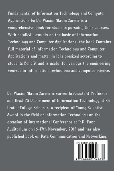 Produktbild: Fundamentals of Information Technology and Computer Applications