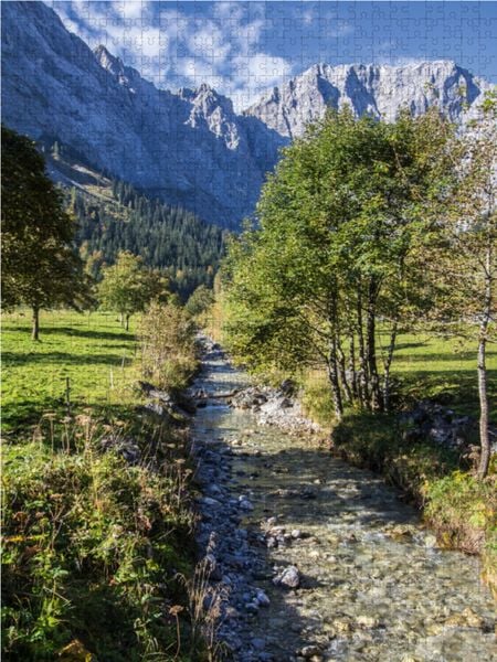 Produktbild: CALVENDO Puzzle Enger-Grund-Bach | 1000 Teile Lege-Gr&ouml;&szlig;e 64x48cm Foto-Puzzle f&uuml;r gl&uuml;ckliche Stunden