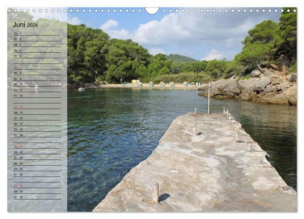 Produktbild: Zauberhaftes Ibiza - Terminplaner (Wandkalender 2026 DIN A3 quer), CALVENDO Monatskalender