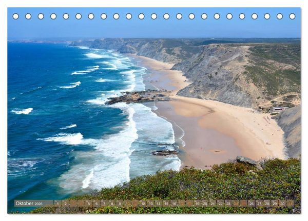 Produktbild: Costa Vicentina (Tischkalender 2026 DIN A5 quer), CALVENDO Monatskalender