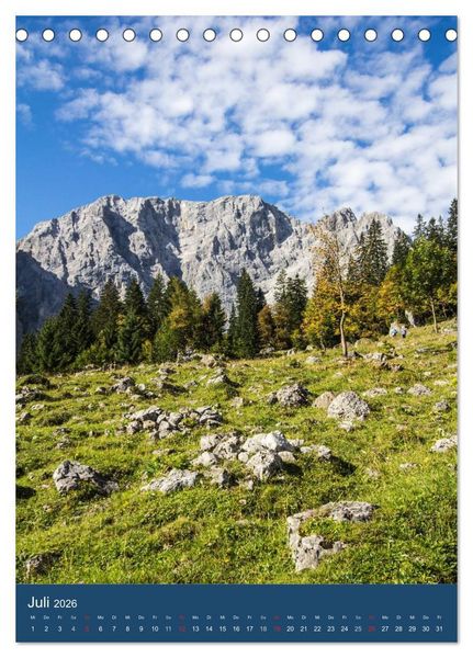 Produktbild: Karwendel - Hinterriss-Eng (Tischkalender 2026 DIN A5 hoch), CALVENDO Monatskalender