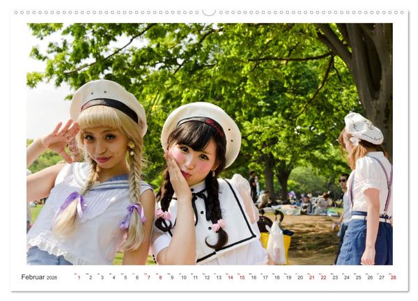 Produktbild: Menschen in Japan (hochwertiger Premium Wandkalender 2026 DIN A2 quer), Kunstdruck in Hochglanz