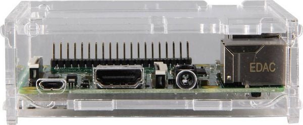Produktbild: Joy-it rb-case01 SBC-Geh&auml;use Passend f&uuml;r (Entwicklungskits): Raspberry Pi Transparent