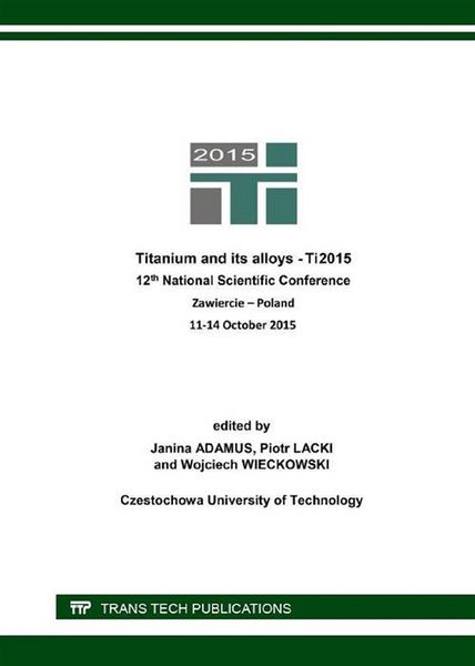 Produktbild: Titanium and its Alloys