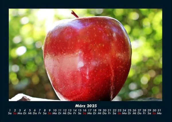 Produktbild: Obstkalender 2025 Fotokalender DIN A4