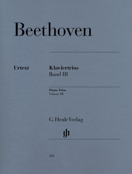 Produktbild: Ludwig van Beethoven - Klaviertrios, Band III