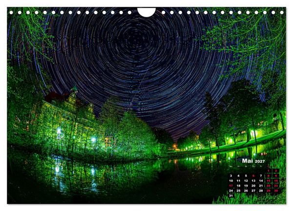 Produktbild: Sternspuren &uuml;ber Bad Hersfeld (Wandkalender 2027 DIN A4 quer), CALVENDO Monatskalender