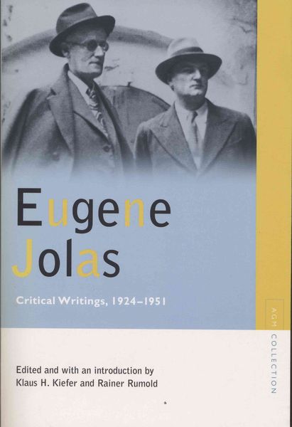 Produktbild: Eugene Jolas: Critical Writings, 1924-1951