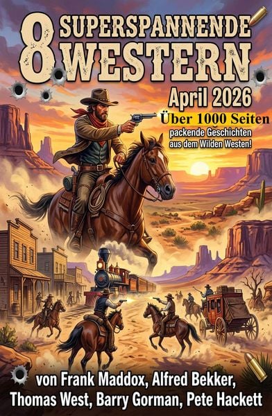 Produktbild: 8 Superspannende Western April 2026