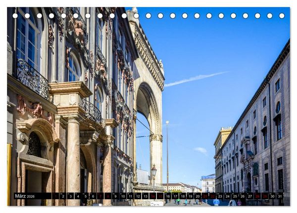 Produktbild: M&uuml;nchen entdecken - Die Sch&ouml;nheit der Bayerischen Metropole (Tischkalender 2026 DIN A5 quer), CALVENDO Monatskalender