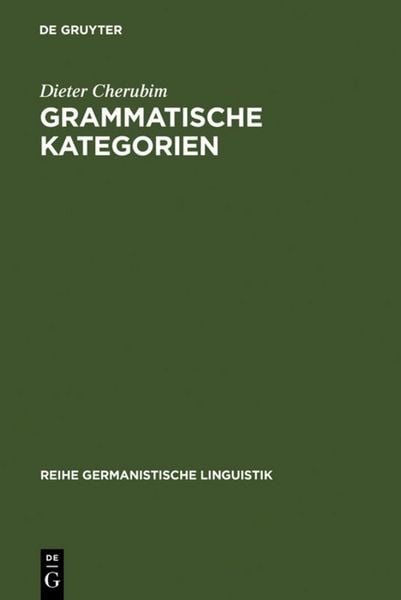 Produktbild: Grammatische Kategorien
