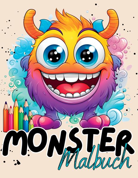 Produktbild: Monster Malbuch ab 4 Jahren