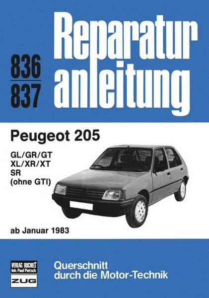 Produktbild: Peugeot 205 ab 01/1983