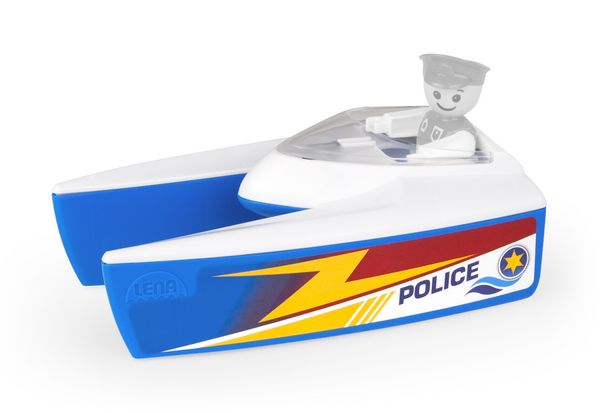 Produktbild: LENA 04713 - Boaties Polizeiboot, Beutel