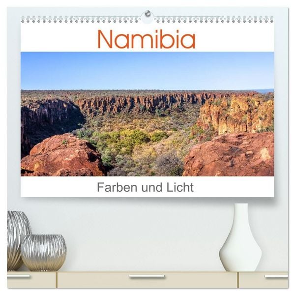 Produktbild: Namibia - Farben und Licht (hochwertiger Premium Wandkalender 2027 DIN A2 quer), Kunstdruck in Hochglanz