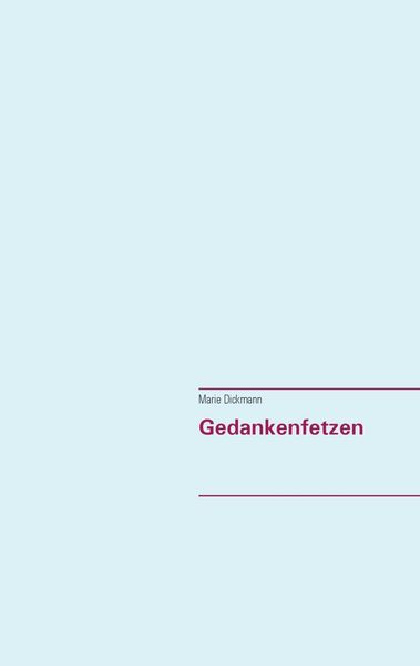Produktbild: Gedankenfetzen