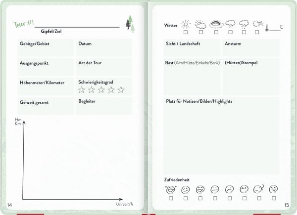 Produktbild: Wandertagebuch