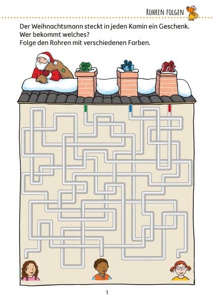 Produktbild: Weihnachtsr&auml;tsel &ndash; R&auml;tselblock ab 7 Jahre