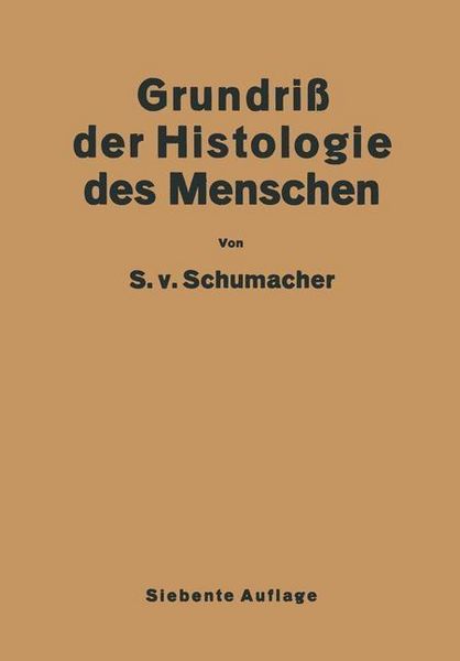 Produktbild: Grundriss der Histologie des Menschen