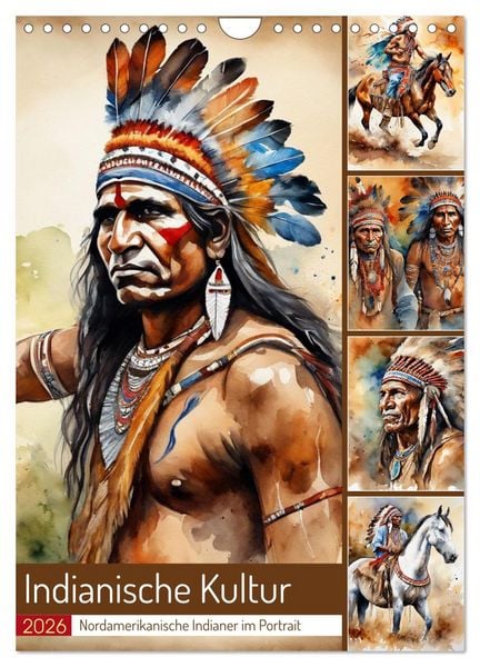 Produktbild: Indianische Kultur (Wandkalender 2026 DIN A4 hoch), CALVENDO Monatskalender